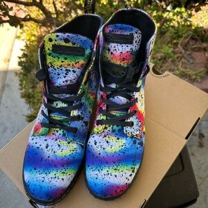 Dr. Martens Multicolor Splatter Boots